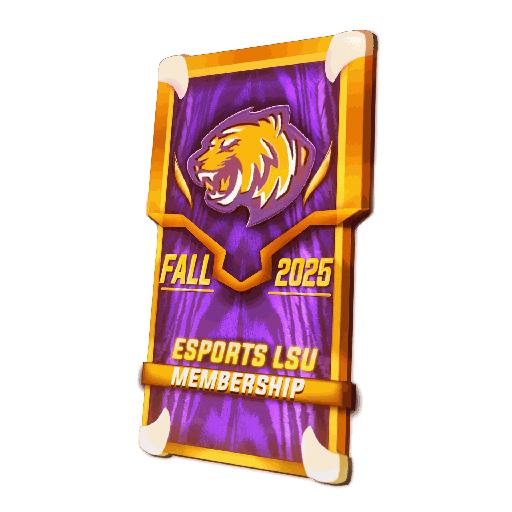 FALL 2025 ESPORTS LSU MEMBERSHIP